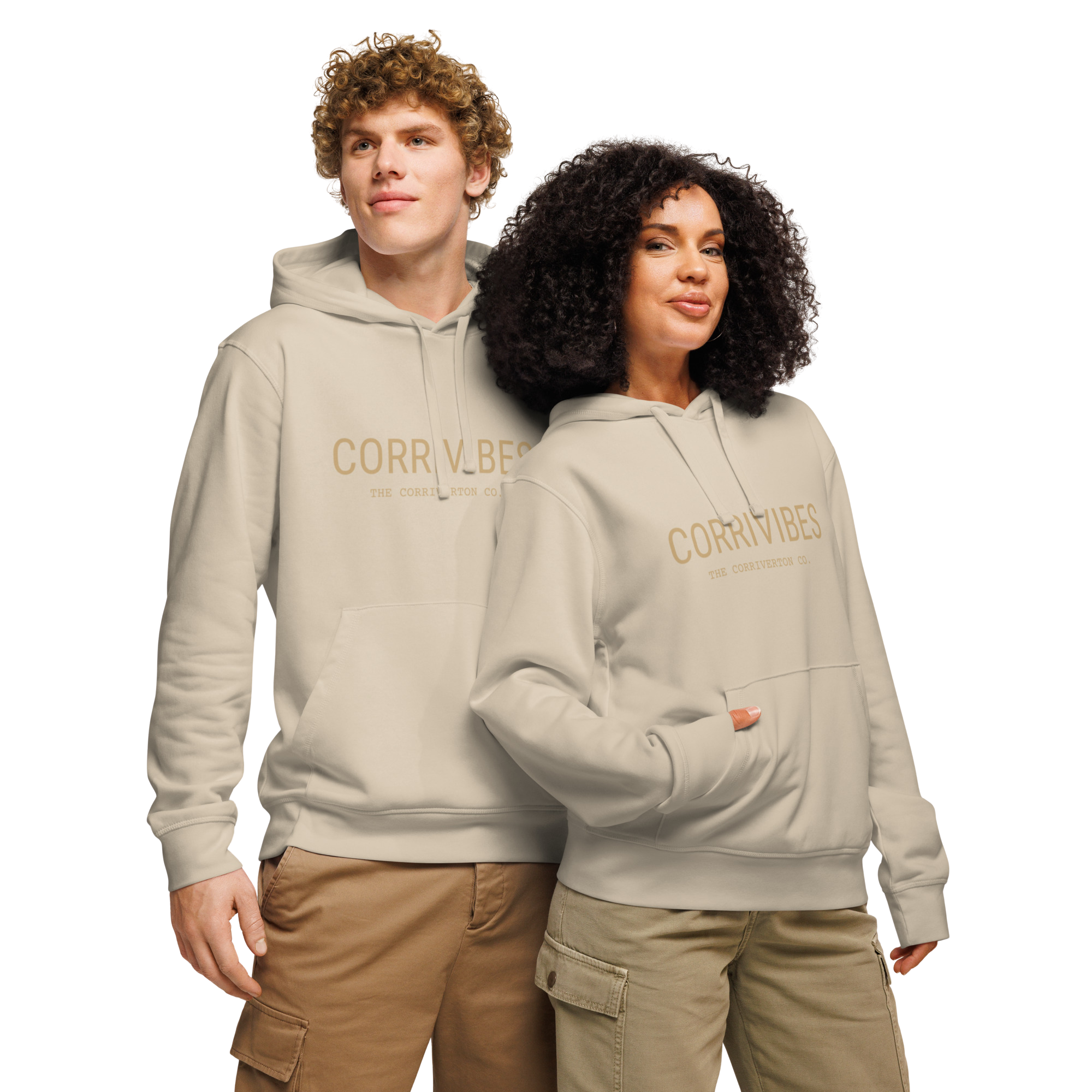Unisex organic mid-weight hoodie
